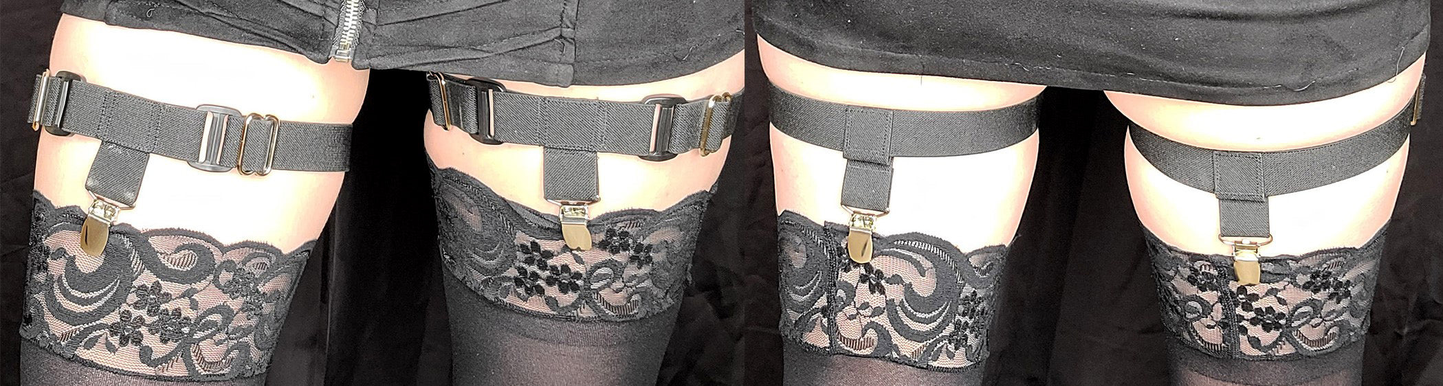 T-Front Garters with I-Back and 1 Leg Strap