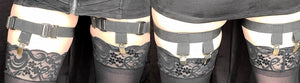 T-Front Garters with II-Back and 1 Leg Strap