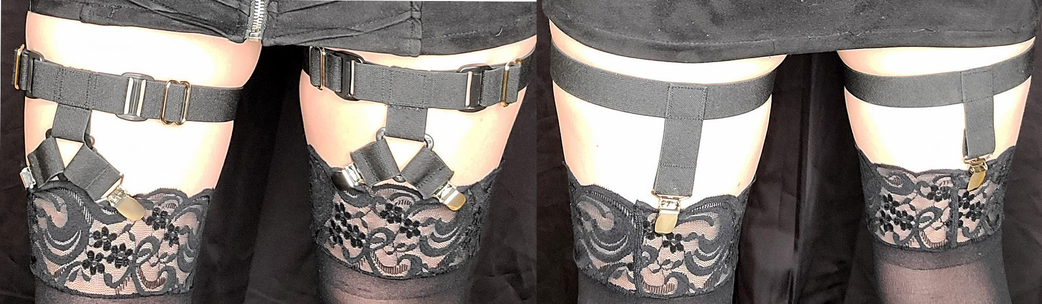 Y-Front Garters with I-Back and 1 Leg Strap