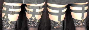 Y-Front Garters with I-Back and 2 Leg Straps