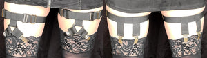 Y-Front Garters with II-Back and 1 Leg Strap